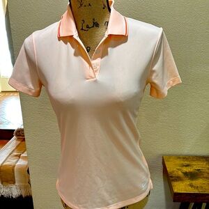 Nike Peach Short Sleeve Golf Shirt